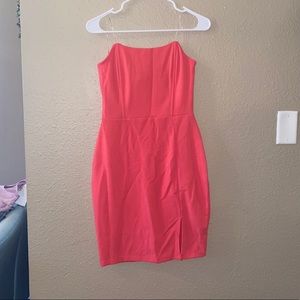 Bright pink club dress